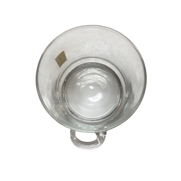 Handblown Pilgrim Glass Kitchen Chemistry Cup & Canister Set Cork Lid - Picture 6 of 9